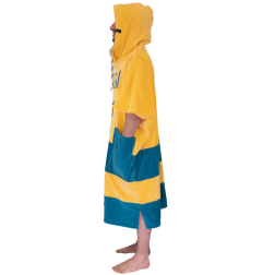 All-In V Beach Changing Poncho Modern Sunny
