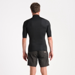 C-Skins NuWave Rash X Mens TurtleNeck Rash Vest Black