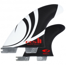 FCS II Sharpeye MZ TriQuad Surfboard Fins Medium