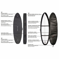 Ocean Earth Hypa 3 Triple Surfboard Travel Bag