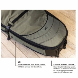 Ocean Earth Triple Wheely Coffin XP Surfboard Travel Bag
