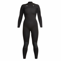 Xcel Womens Comp 4/3mm Chest Zip Wetsuit Black